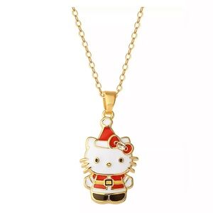 Hello Kitty Festive Gold Necklace